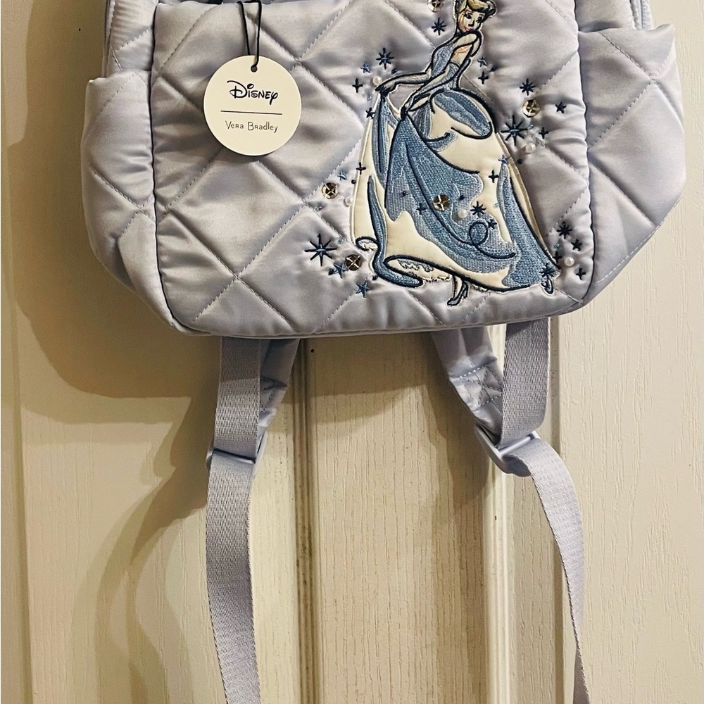 Vera Bradley Disney Cinderella Backpack in Light Blue